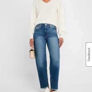 PAIGE Alexis covered fly Light Blue Denim Jeans